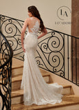 Lo Adoro Bridal Dresses in IVORY/NUDE, IVORY, WHITE Color #M771