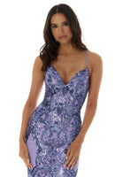 Sequin Fitted Prom Dress