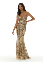 Sequin Fitted Prom Dress