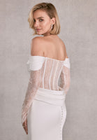 Chantilly Lace Sleeves with Finger Loops
