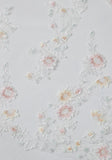 Frosted Floral Embroidered Veil