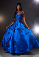 Larissa Satin Ball Gown Prom Dress