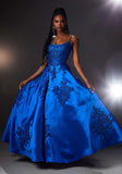 Larissa Satin Ball Gown Prom Dress