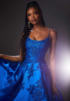 Larissa Satin Ball Gown Prom Dress