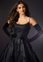 Larissa Satin Ball Gown Prom Dress