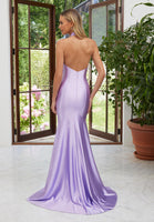 Keyhole Halter Mermaid Prom Dress