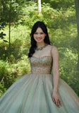 Candy Jewel Beaded Quinceañera Dress