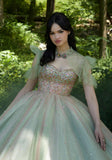 Candy Jewel Beaded Quinceañera Dress