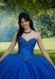Jewel Beaded Corset Quinceañera Dress