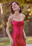 Silky Jersey Fit and Flare with Corset Bodice