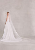 Cathedral Length Tulle Veil with Scattered Satin Bows