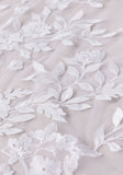 Cathedral Length Three Dimensional Floral Tulle Veil