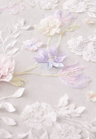 Cathedral Length Three Dimensional Floral Tulle Veil