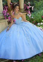 Jewel Beaded Embroidered Quinceañera Ballgown #89264