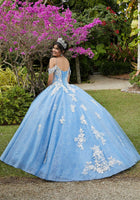 Crystal Beaded Tulle Quinceañera Dress #89281