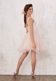 Lace and Tulle Damas Dress with Beading