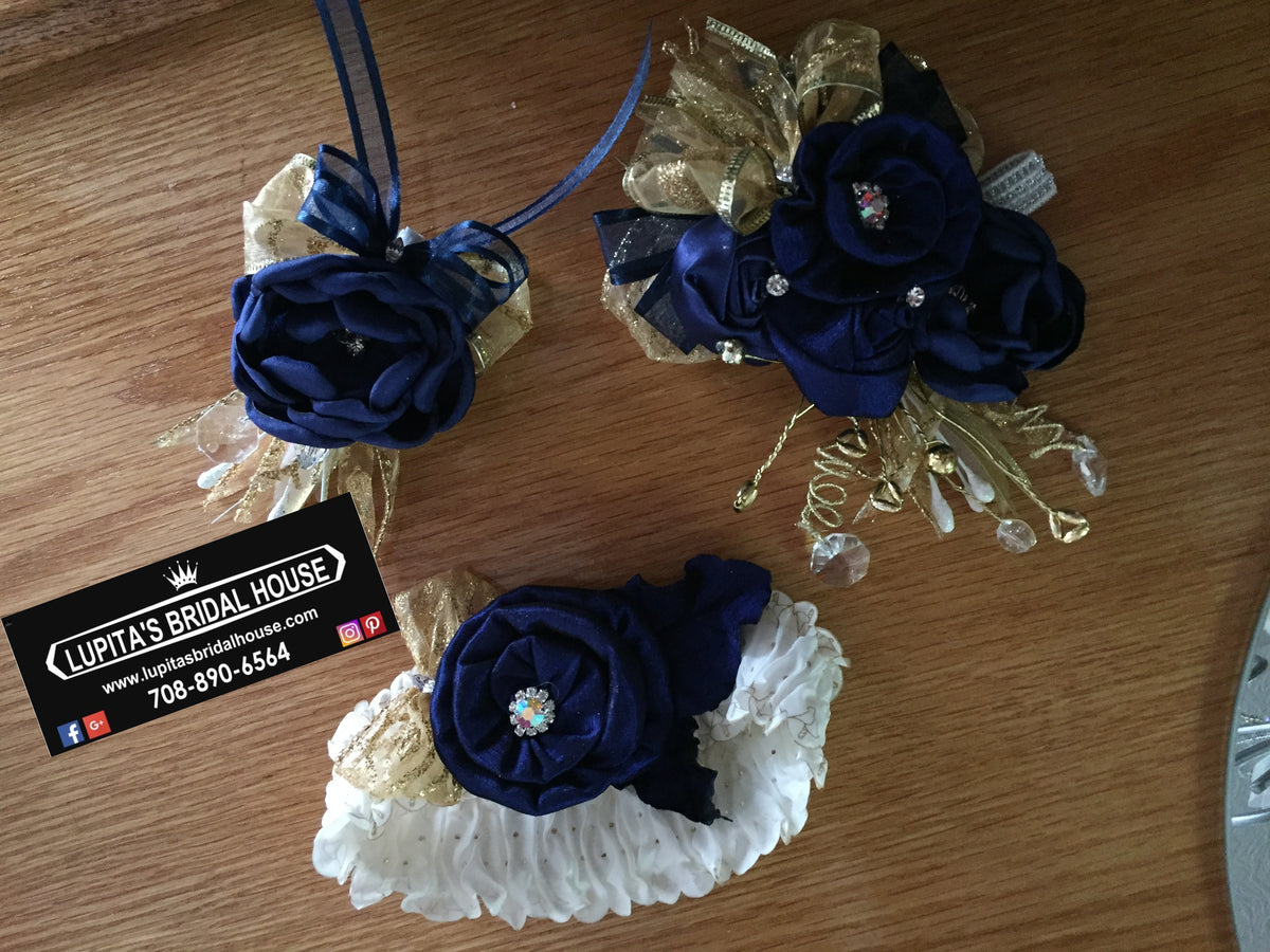 Flower Wedding Bands Sets / Sets de Bandas de Boda Floreadas