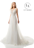 Lo Adoro Bridal Dresses in IVORY/NUDE, IVORY, WHITE Color #M771