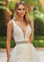 Lo Adoro Bridal Dresses in IVORY, WHITE Color-2 #M785
