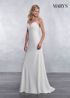 Bridal Wedding Dresses in Ivory or White Color-3 #MB1033