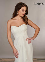 Bridal Wedding Dresses in Ivory or White Color-4 #MB1038
