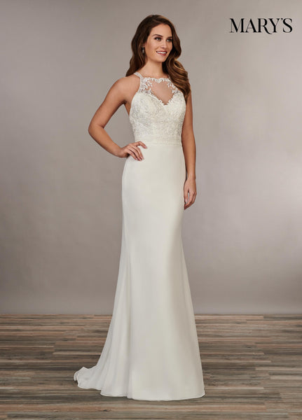Bridal Wedding Dresses in Ivory or White Color #MB1040