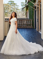 Bridal Dresses in Ivory or White Color-8 #MB2102