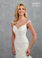 Bridal Dresses in Ivory or White Color-5 #MB2109
