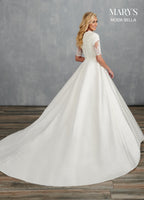Bridal Dresses in Ivory or White Color-3 #MB2111