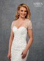 Florencia Bridal Dresses in Ivory or White Color-5 #MB3111