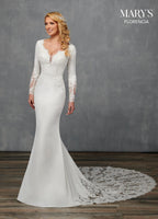 Florencia Bridal Dresses in Ivory or White Color-6 #MB3114
