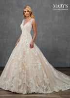 Couture Damour Bridal Dresses in Ivory/Champagne, Ivory, or White Color-5 #MB4100
