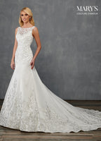 Couture Damour Bridal Dresses in Ivory or White Color-3 #MB4102