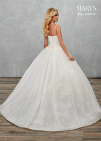 Bridal Ball Gowns in Ivory or White Color-2 #MB6071