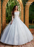 Bridal Ball Gowns in Ivory or White Color-5 #MB6072