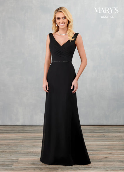 Amalia Bridesmaid Dresses in Shown in Black #MB7093