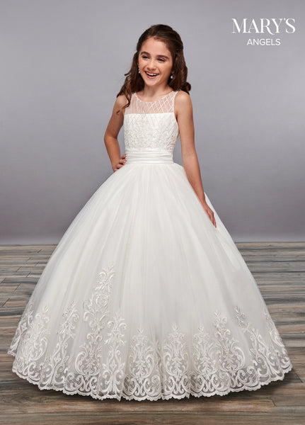 Angel Flower Girl Dresses in Ivory or White Color-8