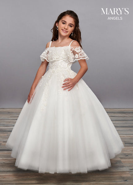 Angel Flower Girl Dresses in Ivory or White Color-6