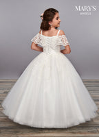 Angel Flower Girl Dresses in Ivory or White Color-6