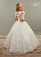 Angel Flower Girl Dresses in Ivory or White Color-3