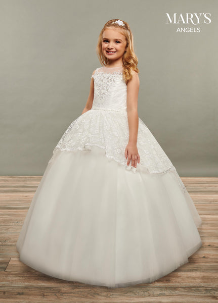 Angel Flower Girl Dresses in Ivory or White Color-9