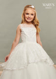 Angel Flower Girl Dresses in Ivory or White Color-9