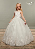 Angel Flower Girl Dresses in Ivory or White Color-7