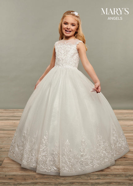 Angel Flower Girl Dresses in Ivory or White Color-7