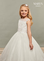 Angel Flower Girl Dresses in Ivory or White Color-7