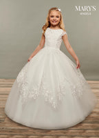 Angel Flower Girl Dresses in Ivory or White Color-4