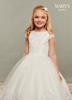 Angel Flower Girl Dresses in Ivory or White Color-4
