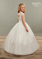 Angel Flower Girl Dresses in Ivory or White Color-4
