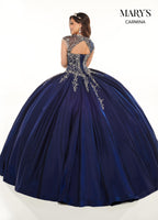 Carmina Quinceanera Dresses in Burgundy or Navy Color