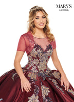 Lareina Quinceanera Dresses in Wine/Iridescent or Navy/Iridescent Color MQ2117